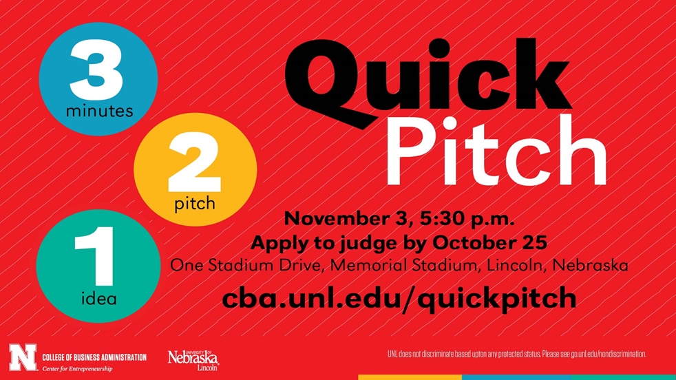 3-2-1 QuickPitch Judging Registration - November 3, 2016