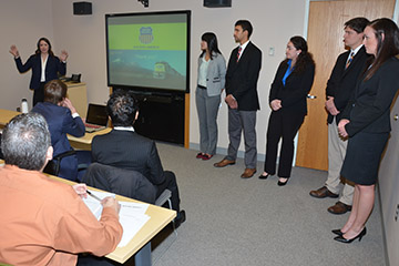 CBA students present to Union Pacific