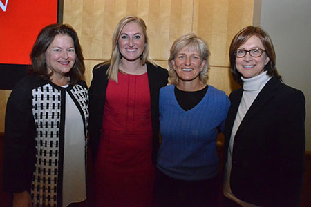 Dudney, Fowler, Revelle and Beck at Women's Breakfast