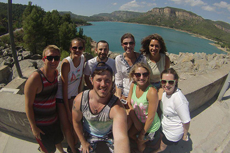 Business students study abroad in Spain