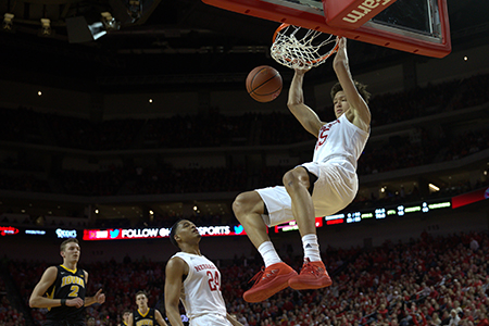 As a 220-pound sophomore, Roby averaged nine points, seven rebounds and two blocked shots per game, helping the Huskers to 22 wins.