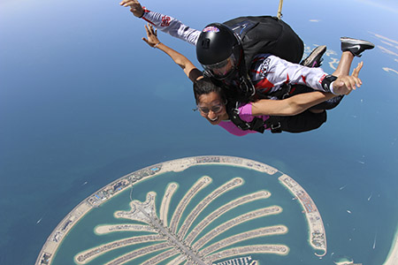 Sohi skydiving in Dubai
