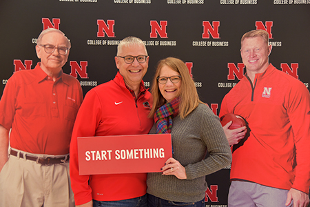 Darren, ’91 and Kathy Lunzmann started something their first time in Hawks Hall.