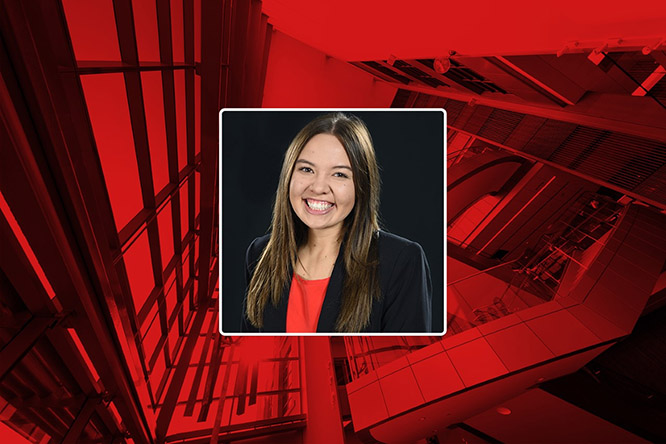 Haley Faust secured a second summer internship that positively impacts her hometown of Columbus, Nebraska, after COVID-19 cancelled her initial plans. 
