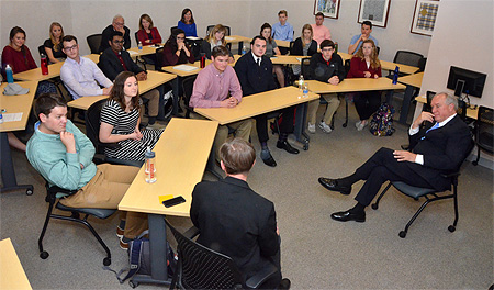Clifton meets with first cohort of builders students
