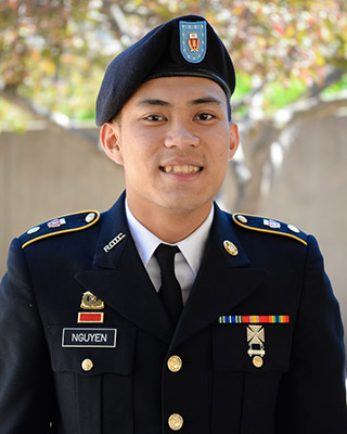 Being in ROTC at Nebraska is just one of Nguyen's many collegiate pursuits.