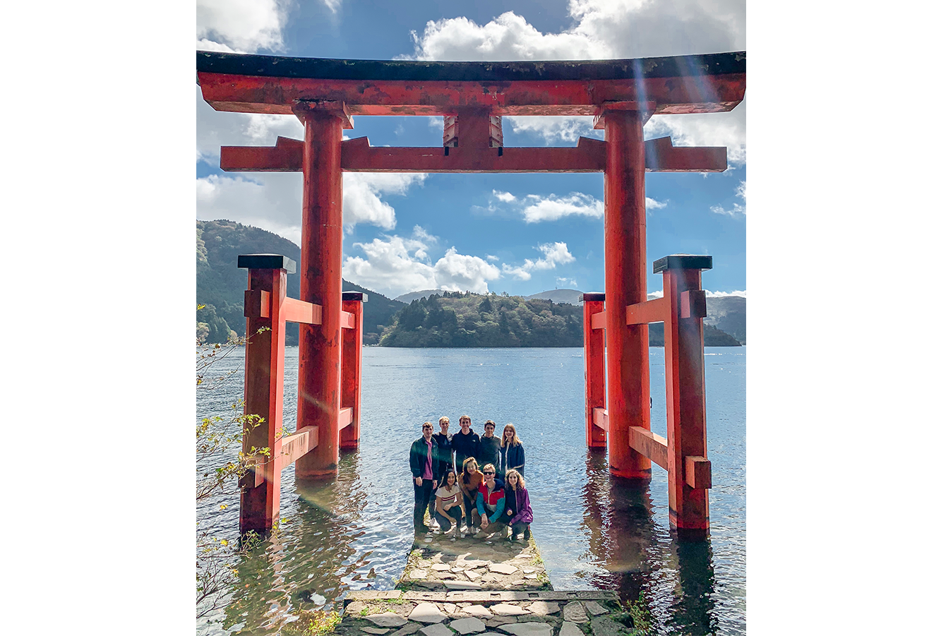 Japan photo at water's edge