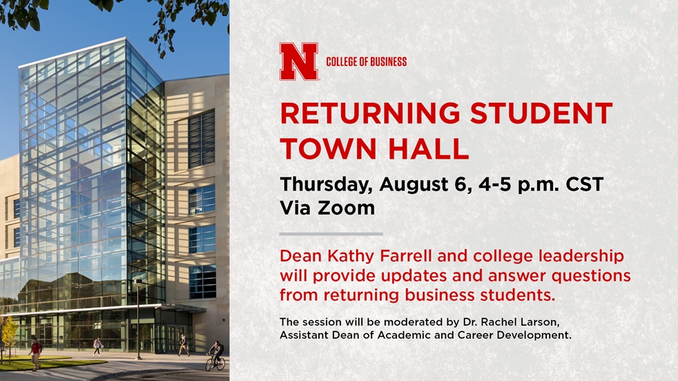 College of Business Returning Student Town Hall