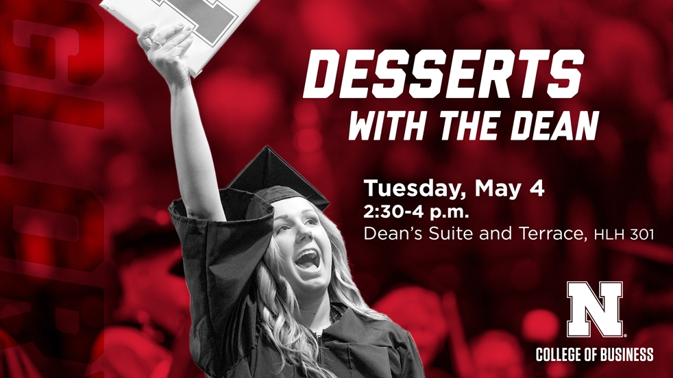 &quot;Grad &amp; Go&quot; Desserts with the Dean