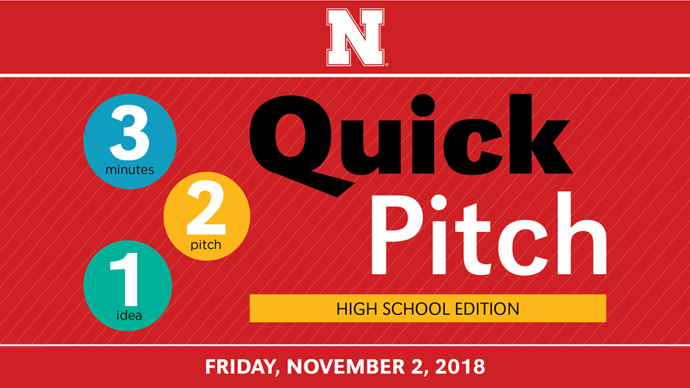 3-2-1 QuickPitch Competition - November 2, 2018