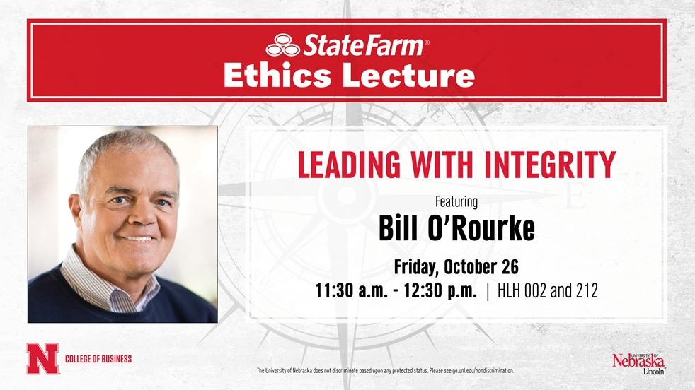 State Farm Ethics Lecture, featuring Bill O&#39;Rourke