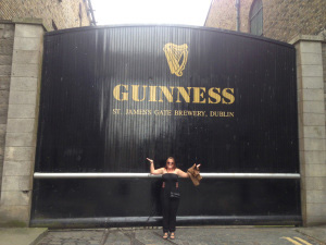 Visiting Guinness in Dublin