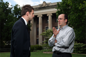 Jiri Tresl with advisor Dr. Emre Unlu