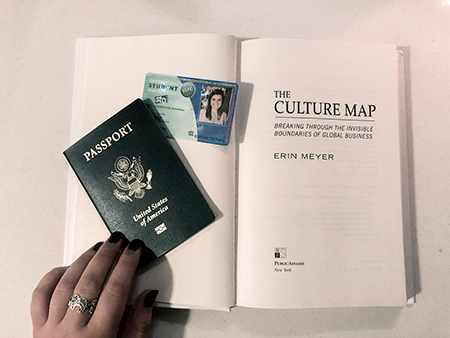 Hallie Lockhart prepares for her trip to Australia, including reading The Culture Map.