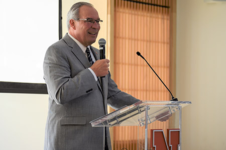 Bill Moos preached a leadership approach of being firm, fair and consistent.