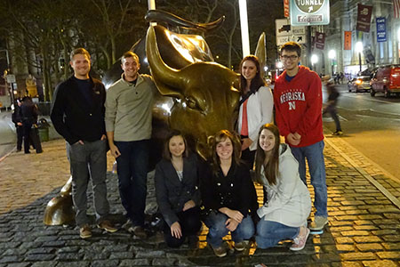 Honors Academy students travel to Wall Street to explore the financial markets first hand. 