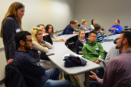 AMA students meet with mentors