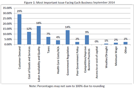 Most Important Issue Facing Business in S 2014