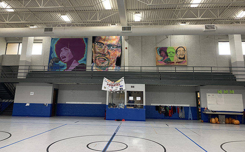 The Malone Community Center also hosts basketball and other youth athletics in their gymnasium. 
