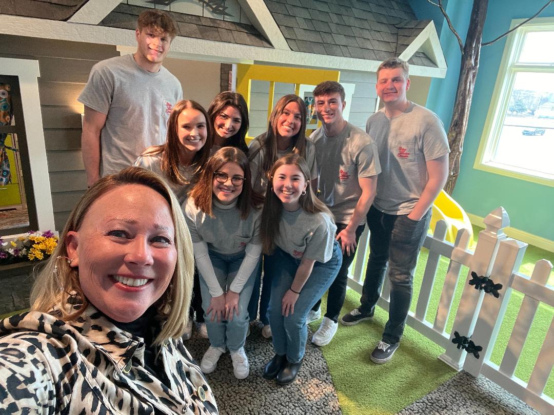 The public relations task group got the chance to tour Mourning Hope's new building with Carly Woythaler-Runestad, executive director, for their first official site visit and see all they offer!