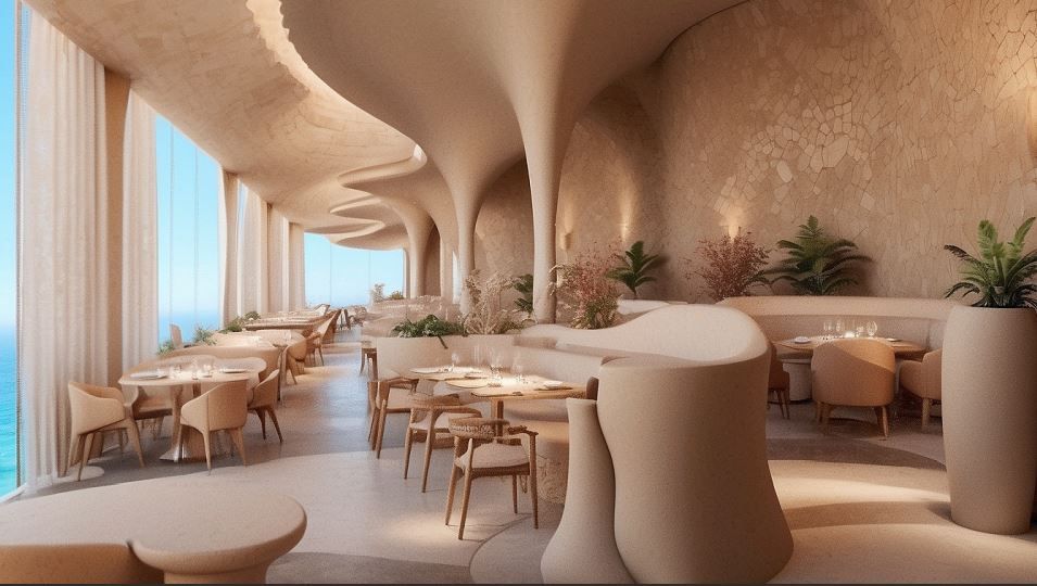 Cornet Barcelona recently opened El Tribut, a restaurant serving as a tribute to the renowned Catalan architect Antoni Gaudí and the Mediterranean landscape.