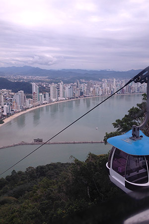 Gondola ride in Brazil
