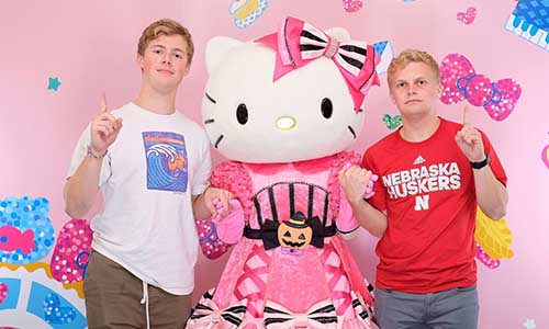 Chase Caverzagie and Will Schulenberg visit Sanrio Puroland (Hello Kitty Land) in Japan.