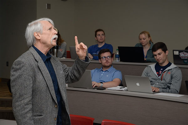 Dr. Tom Omer recently ranked second in the world for accounting research in BYU Research Rankings, serves as chair on several committees and teaches several accounting courses at the graduate level.