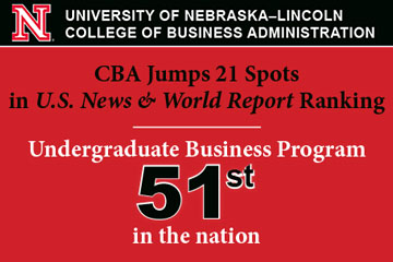 CBA Climbed 21 Spots in Latest U.S. News Undergraduate Business Programs Rankings