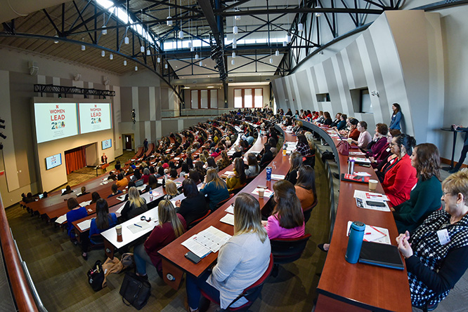 The conference brought more than 320 women together at Nebraska Innovation Campus to empower women in the workplace. 