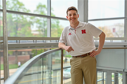 Pogson Turns Passion for Sports Into Career Readiness at Nebraska