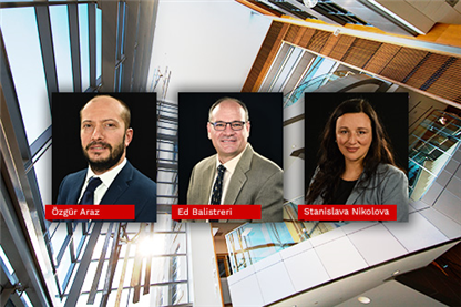 Araz, Balistreri and Nikolova Named Department Chairs