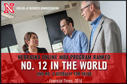 Financial Times Ranks Online MBA No. 12 in the World