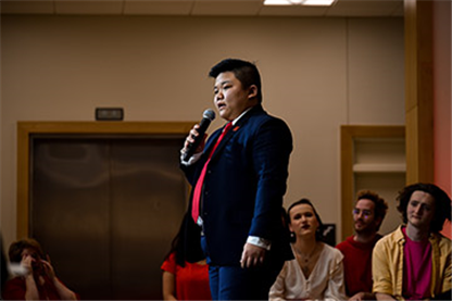 Nguyen Takes the Stage for Transgender People