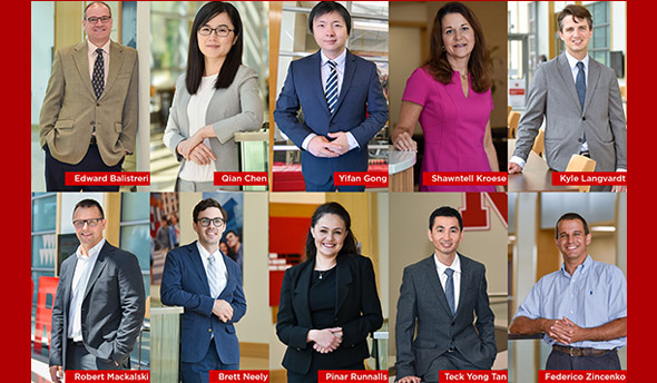 Ten new faculty join the College of Business in the 2020-21 academic year.