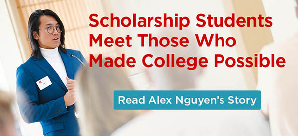 First-Generation Student Shares Importance of Scholarship for His Entire Family