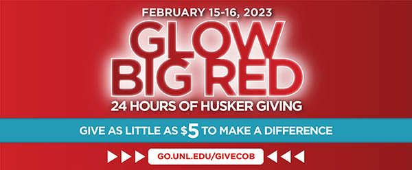 Glow Big Red - 24 Hours of Husker Giving