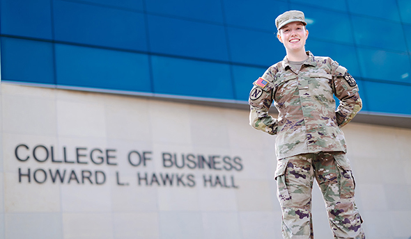 Natalie Karrels, a supply chain management major from Wisconsin, was the first Army ROTC student from the University of Nebraska–Lincoln selected for the competitive Project Global Officer program. She studied Swahili in Kenya and Tanzania this summer.