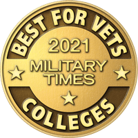 2021 best for vets colleges gold badge.