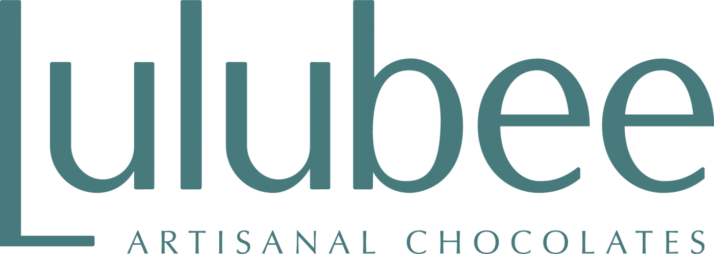Lulubee artisanal chocolates logo.