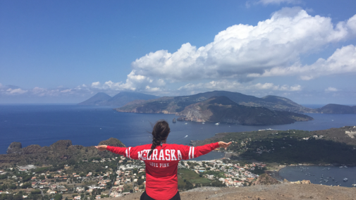 Student studying in Italy