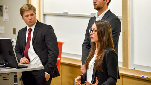Students Presenting