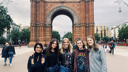 Students in Spain