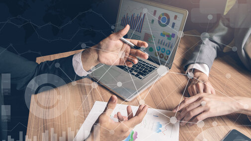 hands working on a project