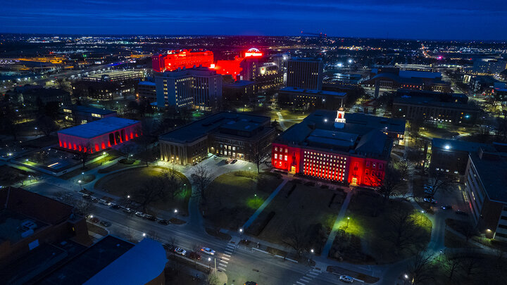 UNL Glow Big Red