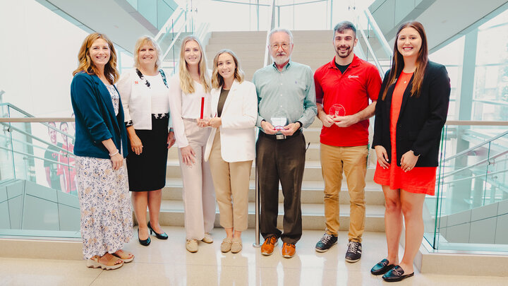 Business Career Center presented three awards at Employer Partners Day