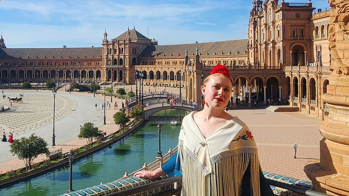 Hannah Smallhouse in Spain