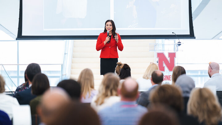 Morgan Holen, ’20, recently presented at the 2022 Clifton Strengths Institute Summer Conference