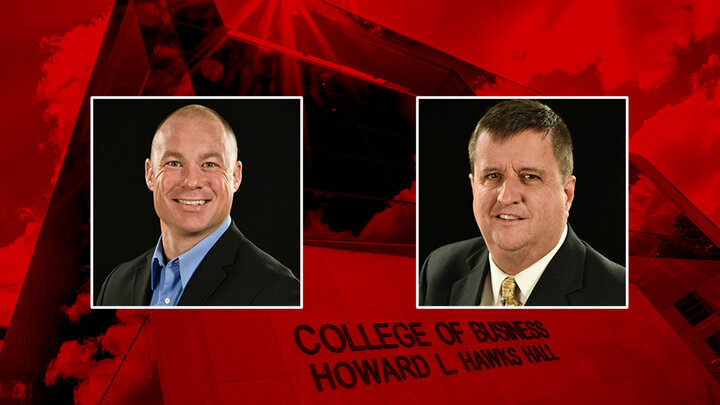 Jimmy Downes leads the School of Accountancy and Eric Thompson spearheads the Department of Economics.