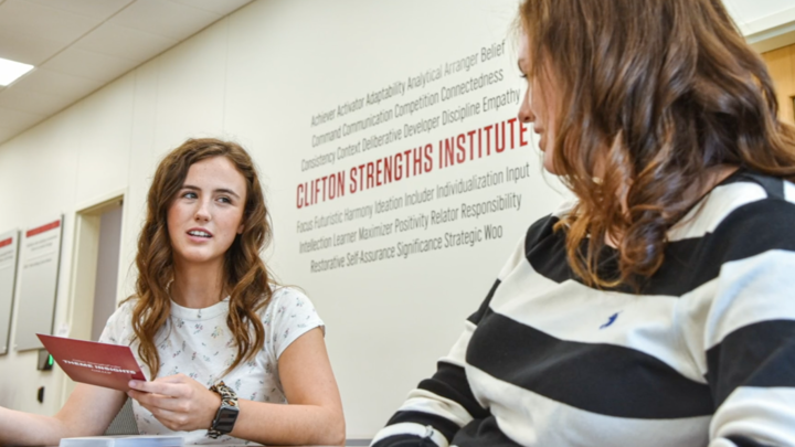 The College of Business' Clifton Strengths assessment is a key part of its focus on professional development for students, faculty and staff. Watch the video below to learn more.
